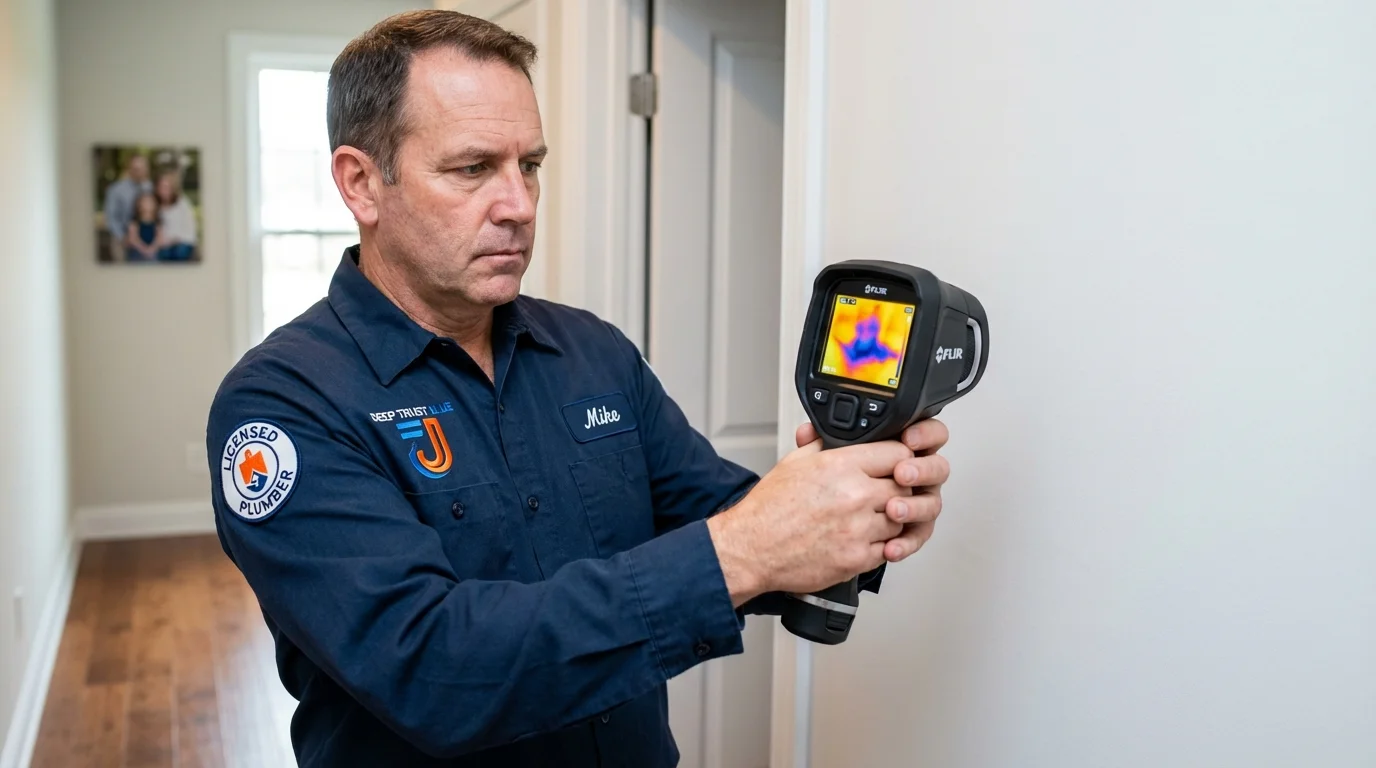 Thermal imaging leak detection by Johns Plumbing LLC in Krotz Springs